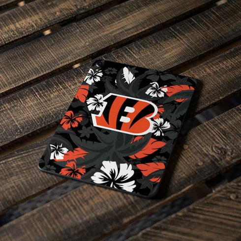 NFL Cincinnati Bengals Tropical Print Apple iPad Pro Skin