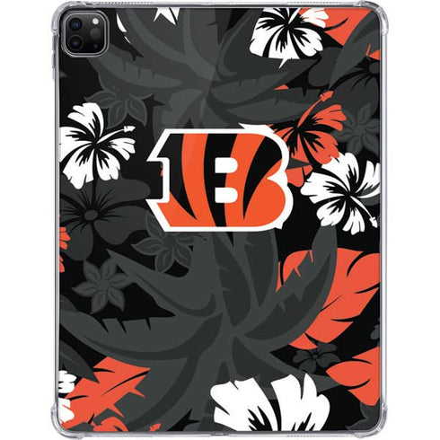 NFL Cincinnati Bengals Tropical Print iPad Pro 11in (2024) Clear Case