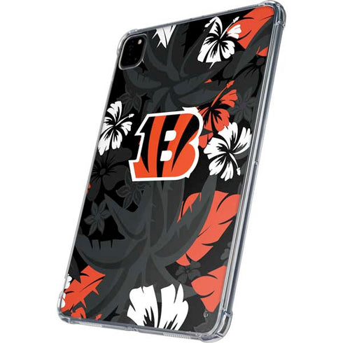 NFL Cincinnati Bengals Tropical Print iPad Pro 11in (2024) Clear Case