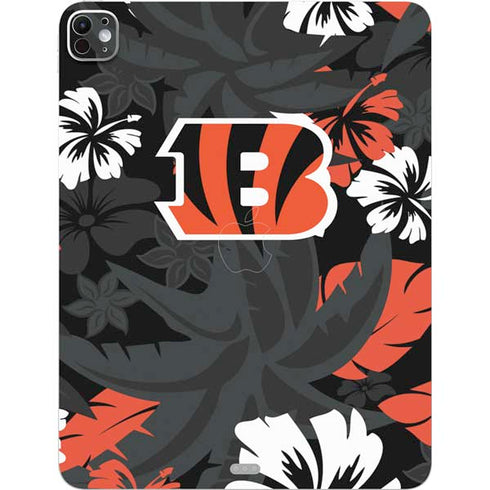 NFL Cincinnati Bengals Tropical Print iPad Pro 13in M4 (2024) Skin