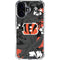 NFL Cincinnati Bengals Tropical Print iPhone 16 Plus Clear Case