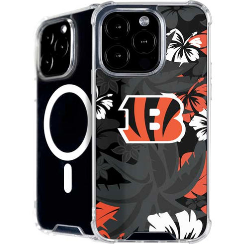 NFL Cincinnati Bengals Tropical Print iPhone 16 Pro MagSafe Case