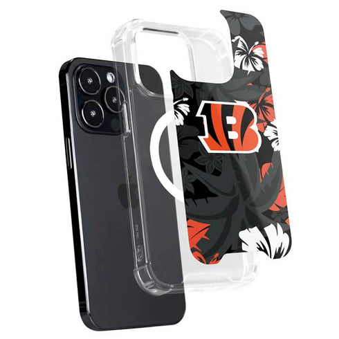 NFL Cincinnati Bengals Tropical Print iPhone 16 Pro MagSafe Case