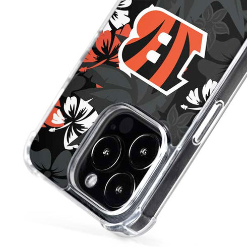 NFL Cincinnati Bengals Tropical Print iPhone 16 Pro MagSafe Case