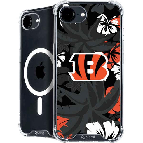 NFL Cincinnati Bengals Tropical Print iPhone 16e MagSafe Case