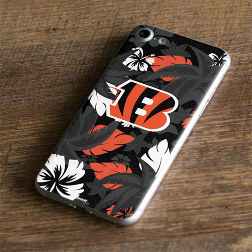 NFL Cincinnati Bengals Tropical Print iPhone 8 Skin
