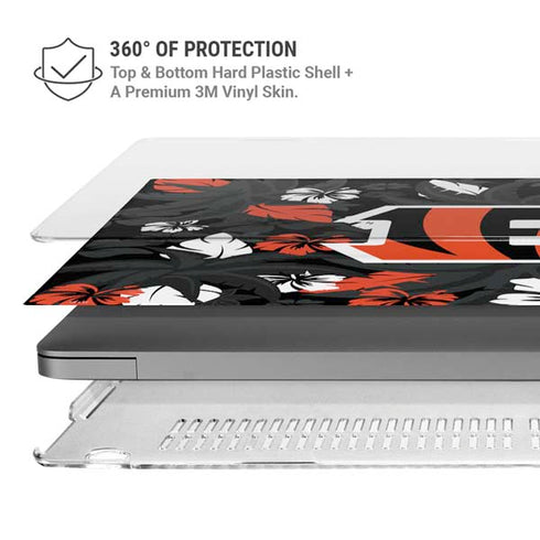 NFL Cincinnati Bengals Tropical Print MacBook Cases