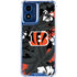 NFL Cincinnati Bengals Tropical Print Moto G 5G (2024) Clear Case