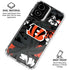 NFL Cincinnati Bengals Tropical Print Moto G Power 5G (2024) Clear Case