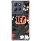 NFL Cincinnati Bengals Tropical Print Moto G Power 5G (2025) Clear Case