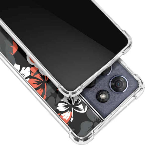 NFL Cincinnati Bengals Tropical Print Moto G Power 5G (2025) Clear Case