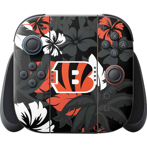 NFL Cincinnati Bengals Tropical Print Nintendo Skins