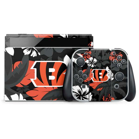 NFL Cincinnati Bengals Tropical Print Nintendo Skins