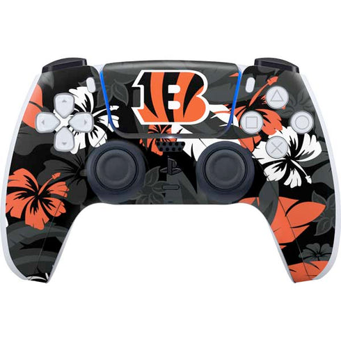 NFL Cincinnati Bengals Tropical Print PlayStation PS5 Skins