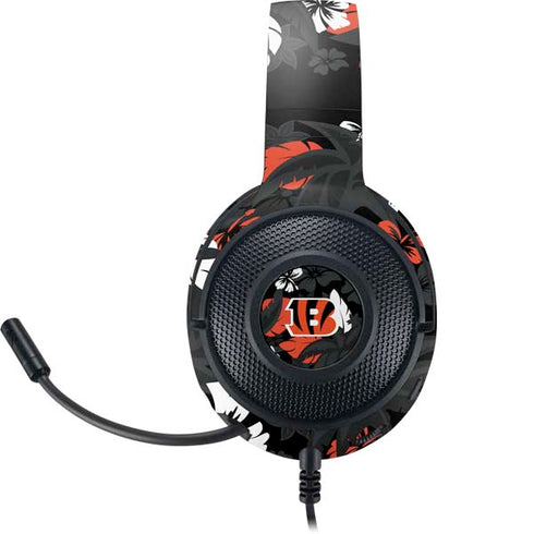 NFL Cincinnati Bengals Tropical Print Razer Kraken X Skin