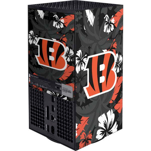 NFL Cincinnati Bengals Tropical Print Xbox Series X Bundle Skin