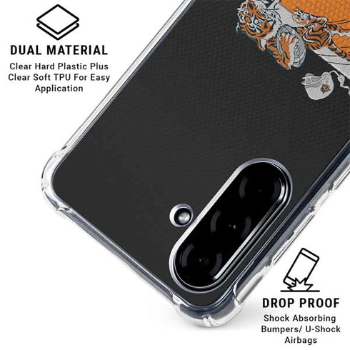 NFL Cincinnati Bengals Vintage Galaxy A36 5G Clear Case