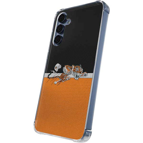 NFL Cincinnati Bengals Vintage Galaxy A55 5G Clear Case
