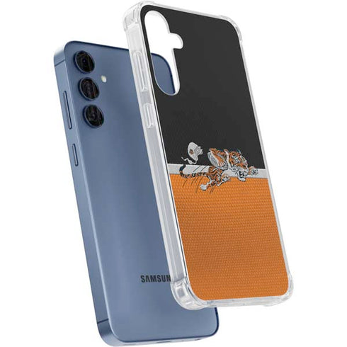 NFL Cincinnati Bengals Vintage Galaxy A55 5G Clear Case