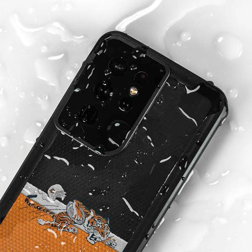 NFL Cincinnati Bengals Vintage Galaxy S24 Ultra Waterproof Case