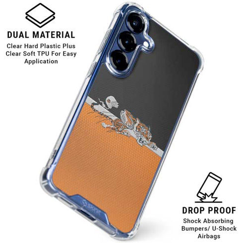 NFL Cincinnati Bengals Vintage Galaxy S25 Plus Clear Case