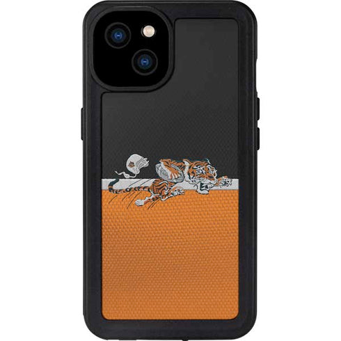 NFL Cincinnati Bengals Vintage iPhone 15 Plus Waterproof Case