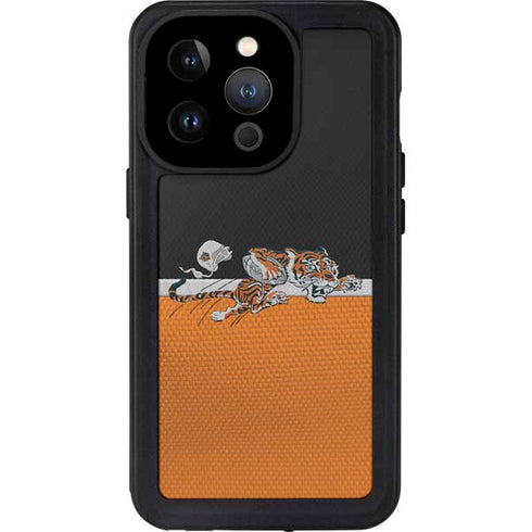 NFL Cincinnati Bengals Vintage iPhone 15 Pro Waterproof Case