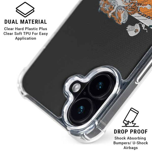 NFL Cincinnati Bengals Vintage iPhone 16 Plus Clear Case