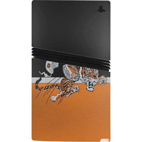 NFL Cincinnati Bengals Vintage PS5 Pro Console Skin
