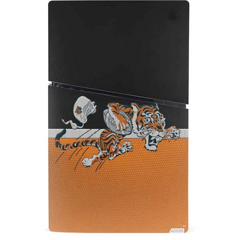 NFL Cincinnati Bengals Vintage PS5 Slim Digital Edition Console Skin