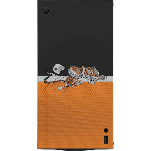 NFL Cincinnati Bengals Vintage XBox Series X Digital Edition Console Skin