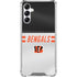 NFL Cincinnati Bengals White Striped Gabb Phone 4 Clear Case