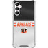 NFL Cincinnati Bengals White Striped Galaxy A16 5G Clear Case