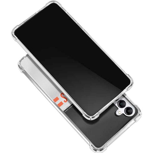 NFL Cincinnati Bengals White Striped Galaxy A16 5G Clear Case