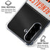 NFL Cincinnati Bengals White Striped Galaxy A36 5G Clear Case