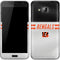 NFL Cincinnati Bengals White Striped Galaxy J3 Skin