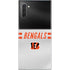 NFL Cincinnati Bengals White Striped Galaxy Note 10 Skin