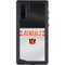 NFL Cincinnati Bengals White Striped Galaxy Note 10 Waterproof Case