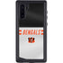 NFL Cincinnati Bengals White Striped Galaxy Note 10 Waterproof Case
