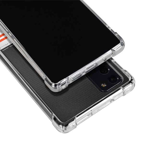 NFL Cincinnati Bengals White Striped Galaxy Note20 5G Clear Case