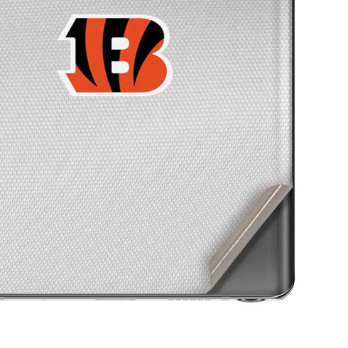 NFL Cincinnati Bengals White Striped Galaxy Note20 5G Skin