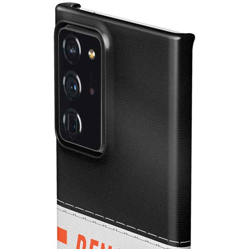 NFL Cincinnati Bengals White Striped Galaxy Note20 Ultra 5G Lite Case