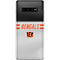 NFL Cincinnati Bengals White Striped Galaxy S10 Plus Skin