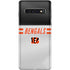 NFL Cincinnati Bengals White Striped Galaxy S10 Skin