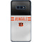 NFL Cincinnati Bengals White Striped Galaxy S10e Skin