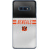 NFL Cincinnati Bengals White Striped Galaxy S10e Skin