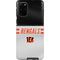 NFL Cincinnati Bengals White Striped Galaxy S20 Plus Pro Case