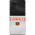 NFL Cincinnati Bengals White Striped Galaxy S20 Plus Skin