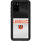 NFL Cincinnati Bengals White Striped Galaxy S20 Plus Waterproof Case