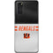 NFL Cincinnati Bengals White Striped Galaxy S20 Skin